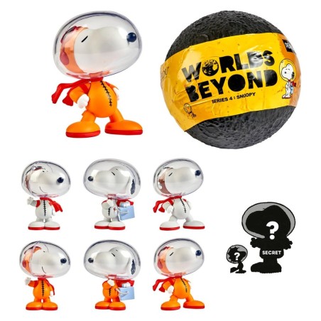 Peanuts Capsule figurines Worlds Beyond Snoopy Display