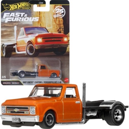 Fast & Furious Hot Wheels Premium 1967 Chevi Custom/ personnalisé C10