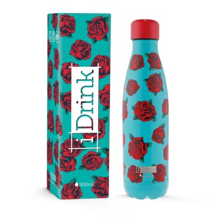 Bouteille isotherme 500 ml Tattoo Roses