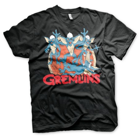 T-Shirt du groupe Gremlins Noir