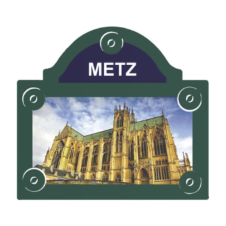 MAGNET PLAQUE RUE METZ