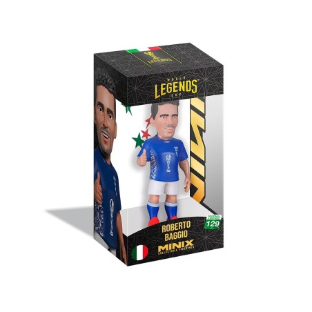 ITALIE - Baggio - Figurine Minix Coupe du Monde des Légendes 12cm