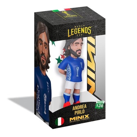 ITALIE - Pirlo - Figurine Minix Coupe du Monde des Légendes 12cm