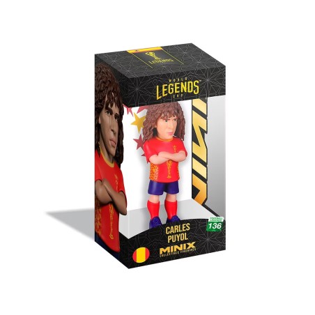 ESPAGNE - Puyol - Figurine Minix Coupe du Monde des Légendes 12cm