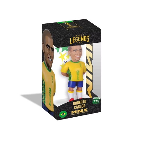 BRESIL - Roberto Carlos - Fig. Minix Coupe du Monde des Légendes 12cm
