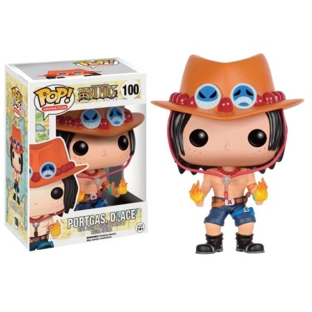 ONE PIECE - POP N° 100 - Portgas D. Ace FUNKO