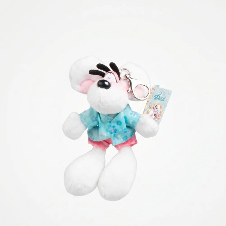 Porte-clés peluche Diddl tenue summer 15cm