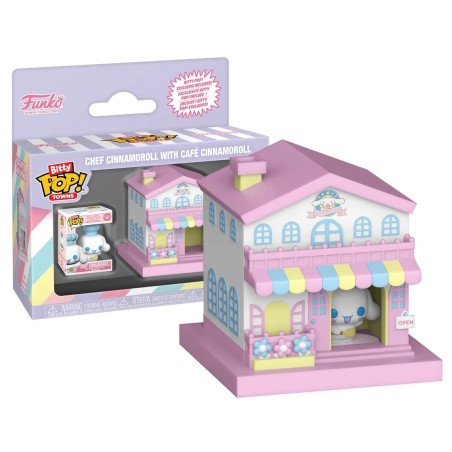 SANRIO - Bitty Pop Town - Cafe Cinnamoroll avec Cinnamoroll FUNKO
