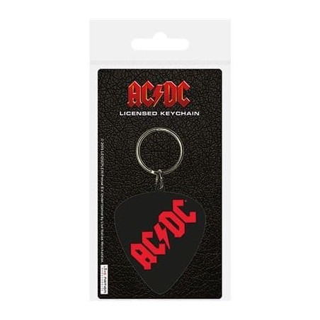 AC/DC PVC porte-clés Plectrum