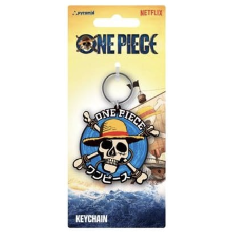 One Piece PVC porte-clés Live Action Straw Hat Crew Icon