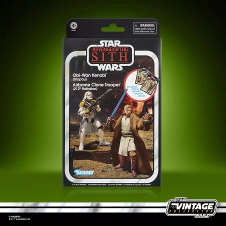 STAR WARS 3 - Obi-Wan & Soldat Clone -Figurine Vintage Collection 10cm