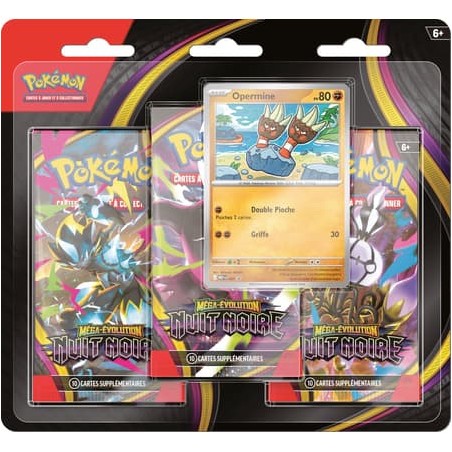 POKEMON - ME 05 Nuit Noire Blister 3 Boosters - FR