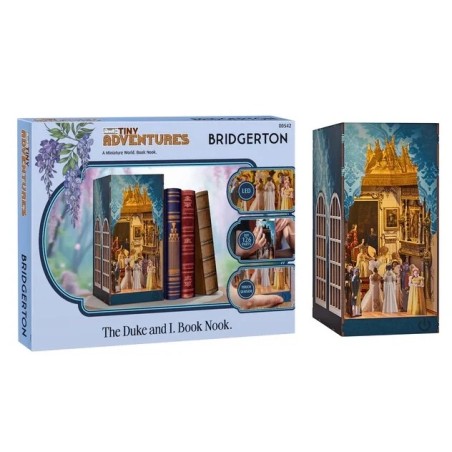 BRIDGERTON - BOOK NOOK KIT - Le Duc et Moi - 126pc + Eclairage LED