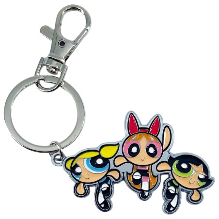 Porte-clés en métal - Trio des Powerpuff Girls