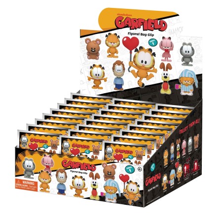 GARFIELD - Series 1 - 3D Foam Bag Clip