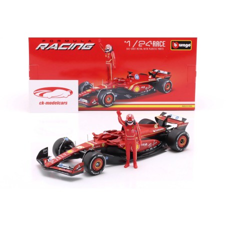 FORMULA 1 - F1 Ferrari Sf-24 avec Leclerc - Model réduit 1/24