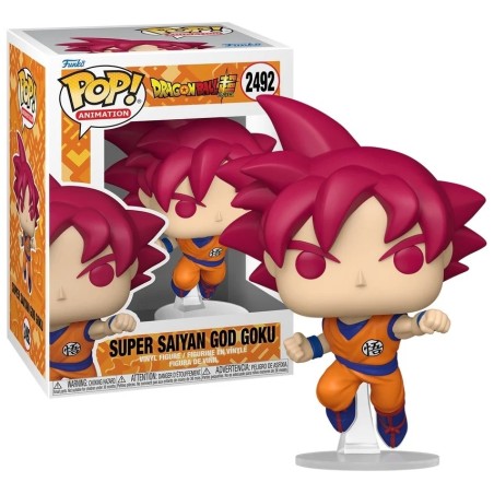 DRAGON BALL SUPER - POP Animation N° 2492 - Super Saiyan God Goku FUNKO