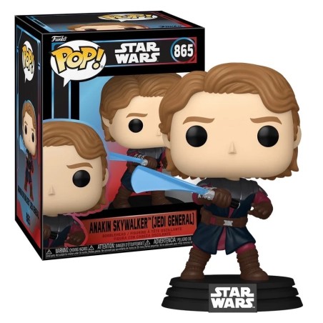STAR WARS - POP Star Wars N° 865 - Anakin Skywalker (Général Jedi) FUNKO
