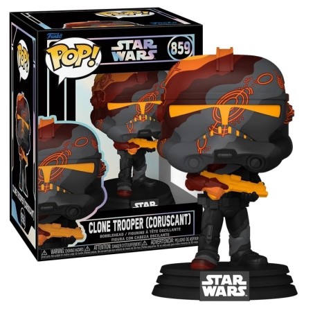 STAR WARS - POP Artist Series N° 859 - Soldat Clone (Coruscant) FUNKO