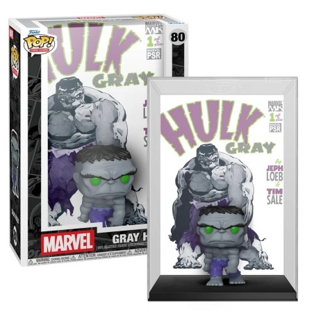 MARVEL - POP Comic Cover N° 80- Gray Hulk FUNKO