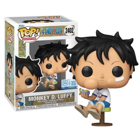 ONE PIECE - POP Animation N° 2402 - Luffy enfant mangeant fruit demon