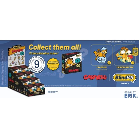 GARFIELD - Series 1 -Mystery Pin's