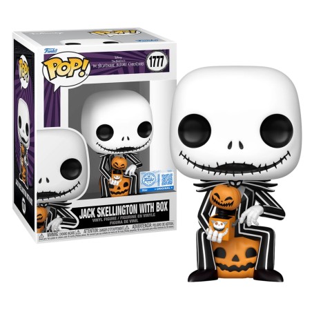 L'ETRANGE NOEL DE MONSIEUR JACK - POP Disney N° 1777 - Jack avec boite FUNKO