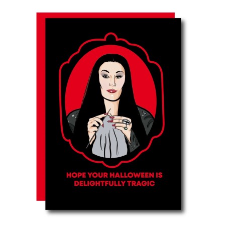 Carte Hope your halloween is delightfully Tragic