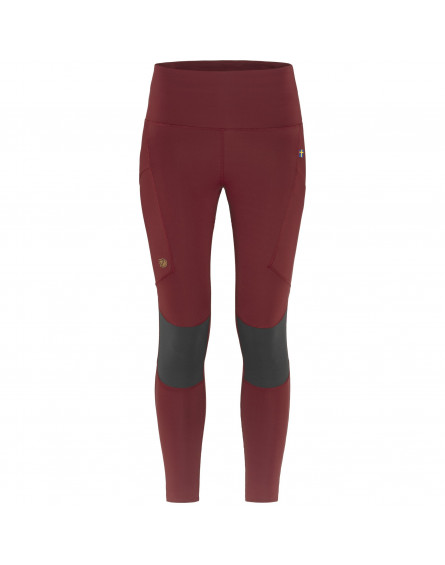 Legging Femme Abisko Trekking Tights Pro Pomegranate Red FJÄLLRÄVEN
