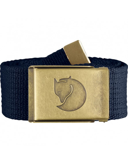 Ceinture Canvas Brass Belt 4cm Dark Navy FJÄLLRÄVEN