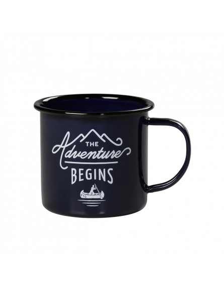 Mug en émail Adventure Begins Blue GENTLEMEN'S HARDWARE