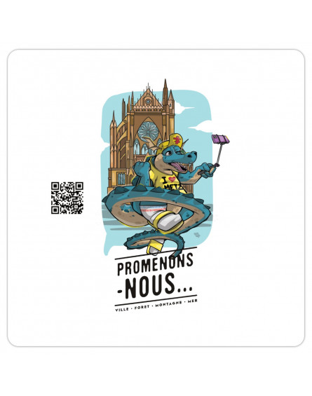 Autocollant Promenons-Nous Touriste