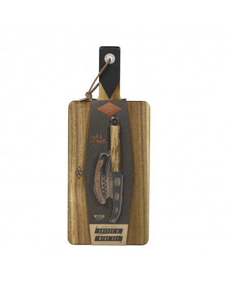 Planche Cheese & Wine Set with Knife & Bottle 156 Gentlemen's Hardware