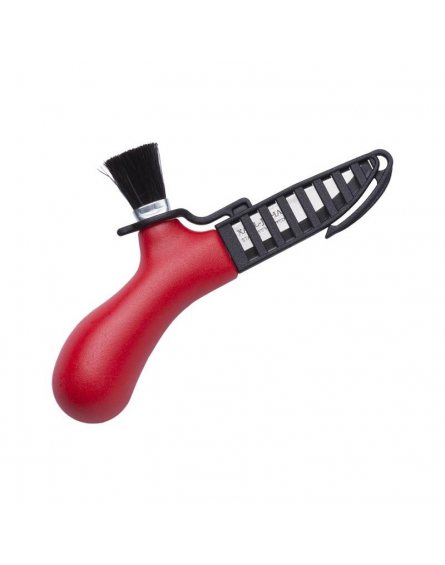 Couteau à Champignons MORA KARL-JOHAN ROUGE